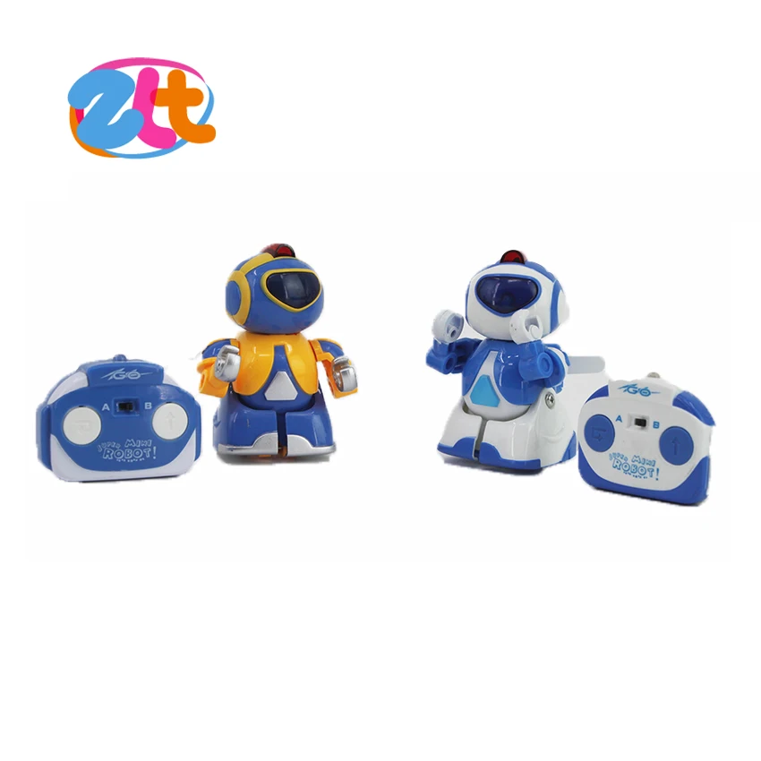 Mini robot toy remote control fighting robot with Light & included batteries