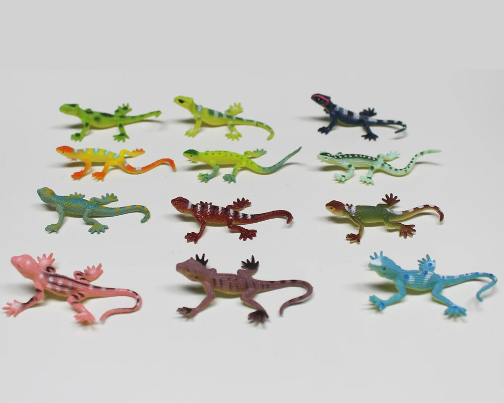 Пластиковая мини-Ящерица в виде животных