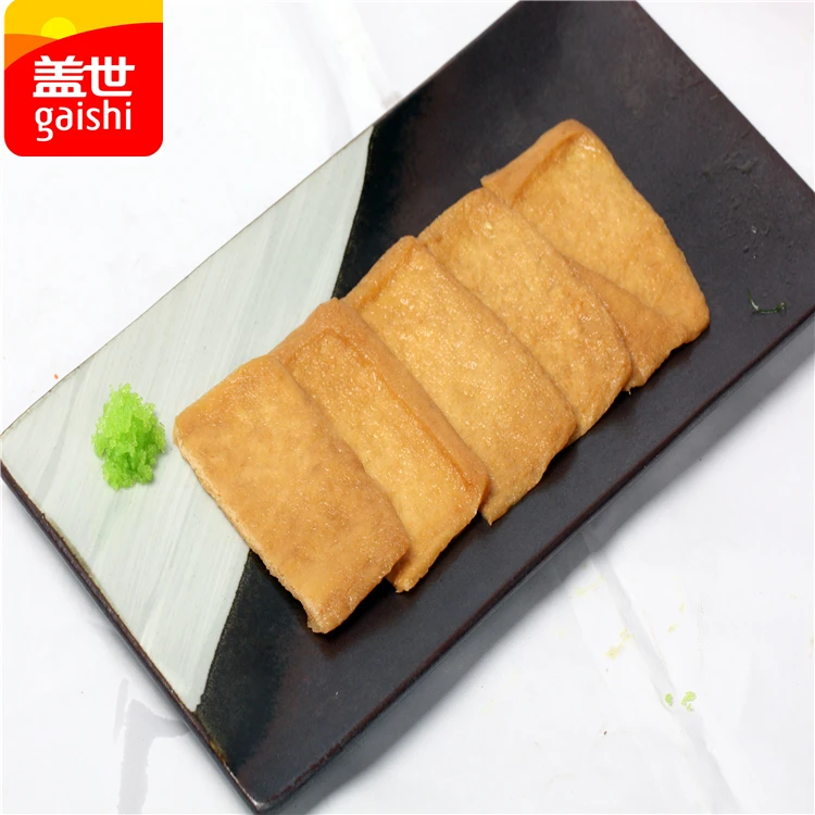 Hot Selling healthy Japanese marinated Inari sweet edible fried sushi seasoned tofu pastry