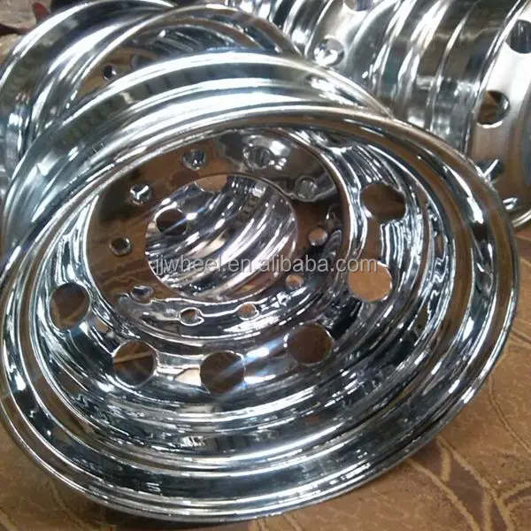 
Made in China chrome tubeless wheel for bus wheel 