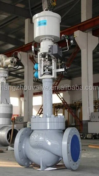High pressure globe control valve