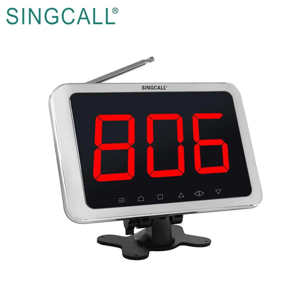  SINGCALL Hospital Emergency Call Bell Display Receiver Wireless Calling
