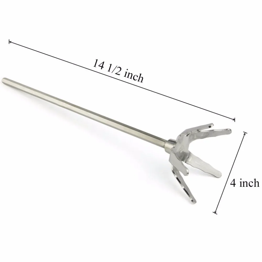 4 Inch Stainless Steel BBQ Fork Used in BBQ Grill Rotisserie Kit