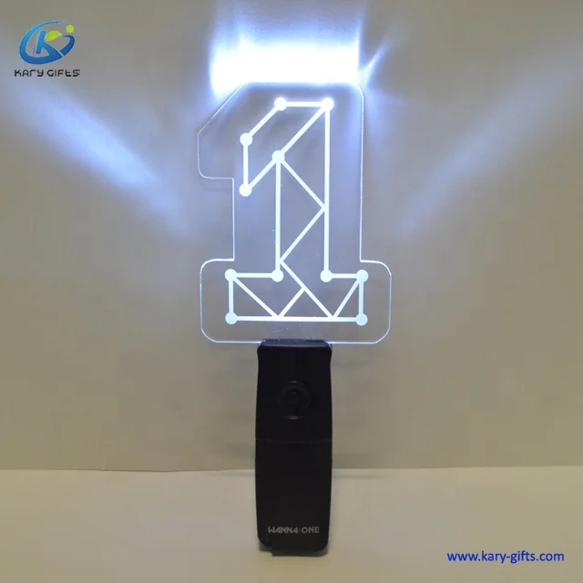 Christmas LED Blinking Acrylic Stick Customized Led Glow Star Stick Light