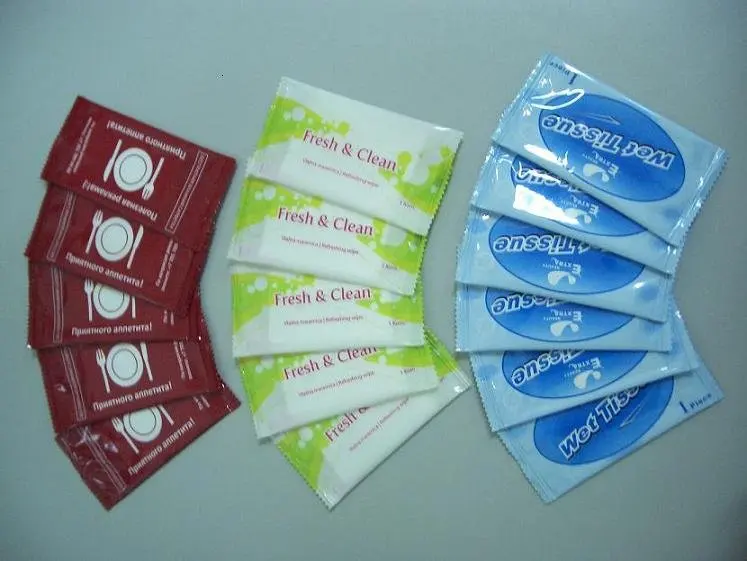 individual Refreshing cleaning travel pack wet wipes
