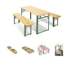 Beer Garden Table and Bench wooden beer table set