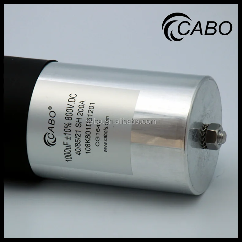 LL 1000uF 800VDC DC link capacitor For DC filter use cylinder capacitor 108K801D51201