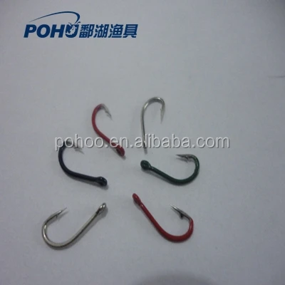 Multicoloured spray paint Hand-Grinding point carp fishhook