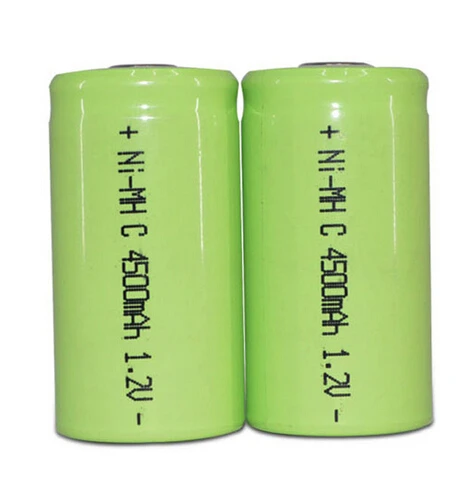 Ni-mh Аккумуляторные Батареи Размер C 4500 мАч