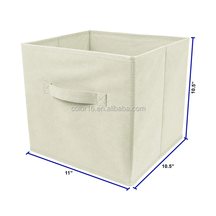 reusable storage box foldable cloth organizer storage  bin  multifunction non-woven Drawer Basket Clothes Storage cube kit