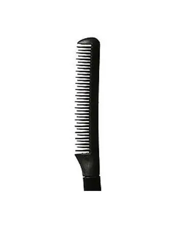 Beauty plastic black mini eye brow comb brush eyebrow grooming brushes free sample