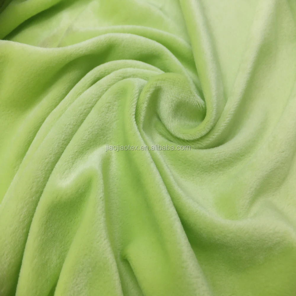 weft Knitted velour Fabric, Blanket Fabric