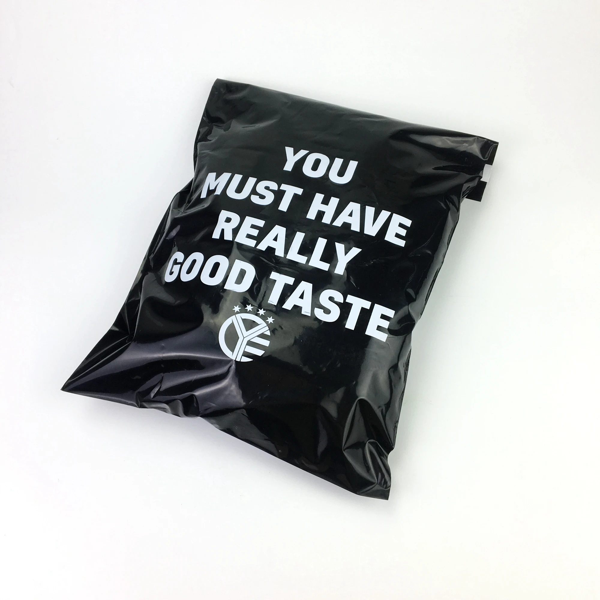 custom printed  personalised large   black poly plastic postage mailers mailing envelope bags clothes shipping