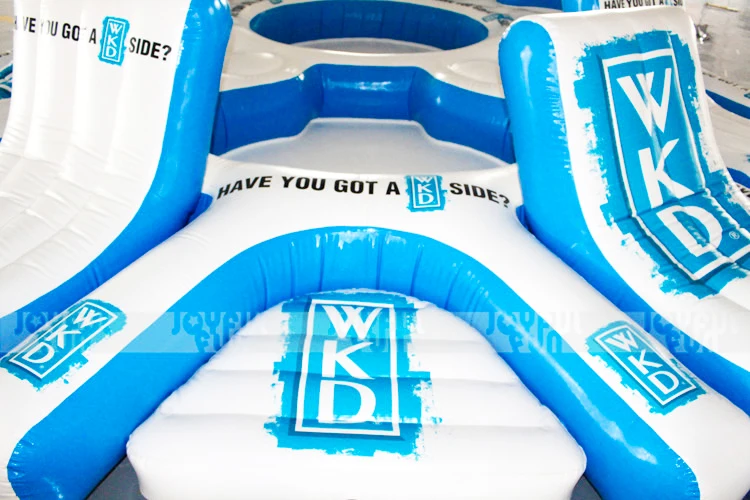 China Professional Supplier High quality  PVC  Inflatable Floating Water Island Climbing Tower Slide