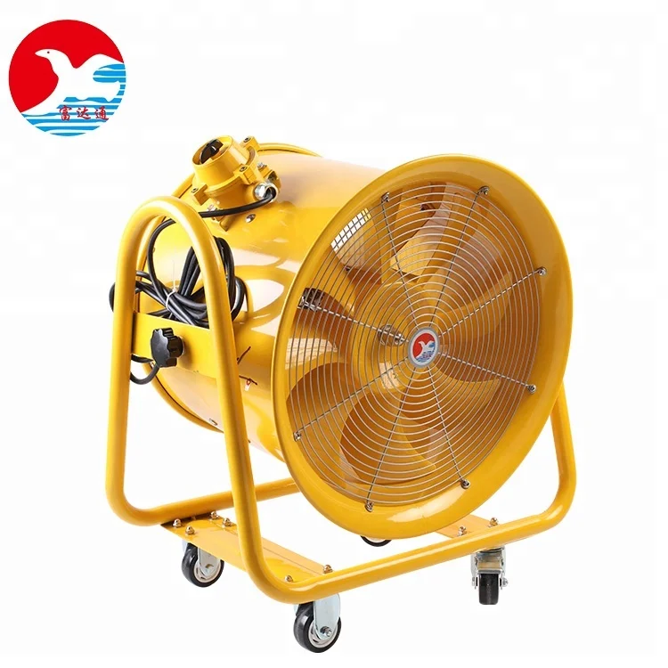 Hight Quality Hand Push With Wheel Of Explosive-Proof Fan Ventilator