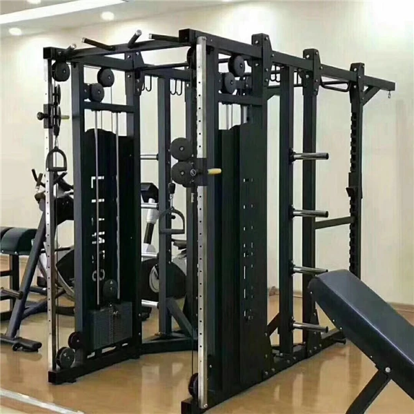 High Quality Gym Fitness Equipment Black Color Multifunctional Station Crossfit Multi Gym Equipment