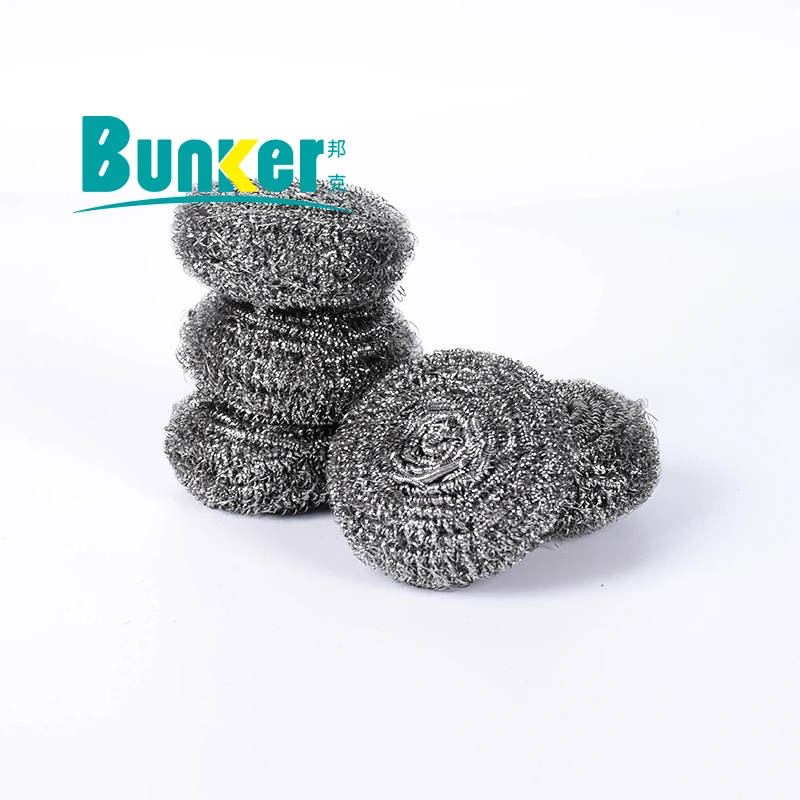 Dish washing stainless steel scrubber balls metal wire pot utensils kitchen scrubber