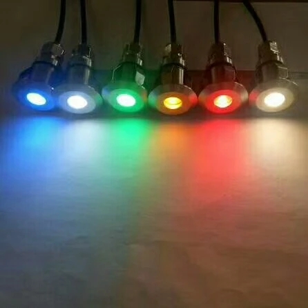 Outdoor Pathway LED Step Light,Stainless Steel ip68 1W Mini LED Inground Light