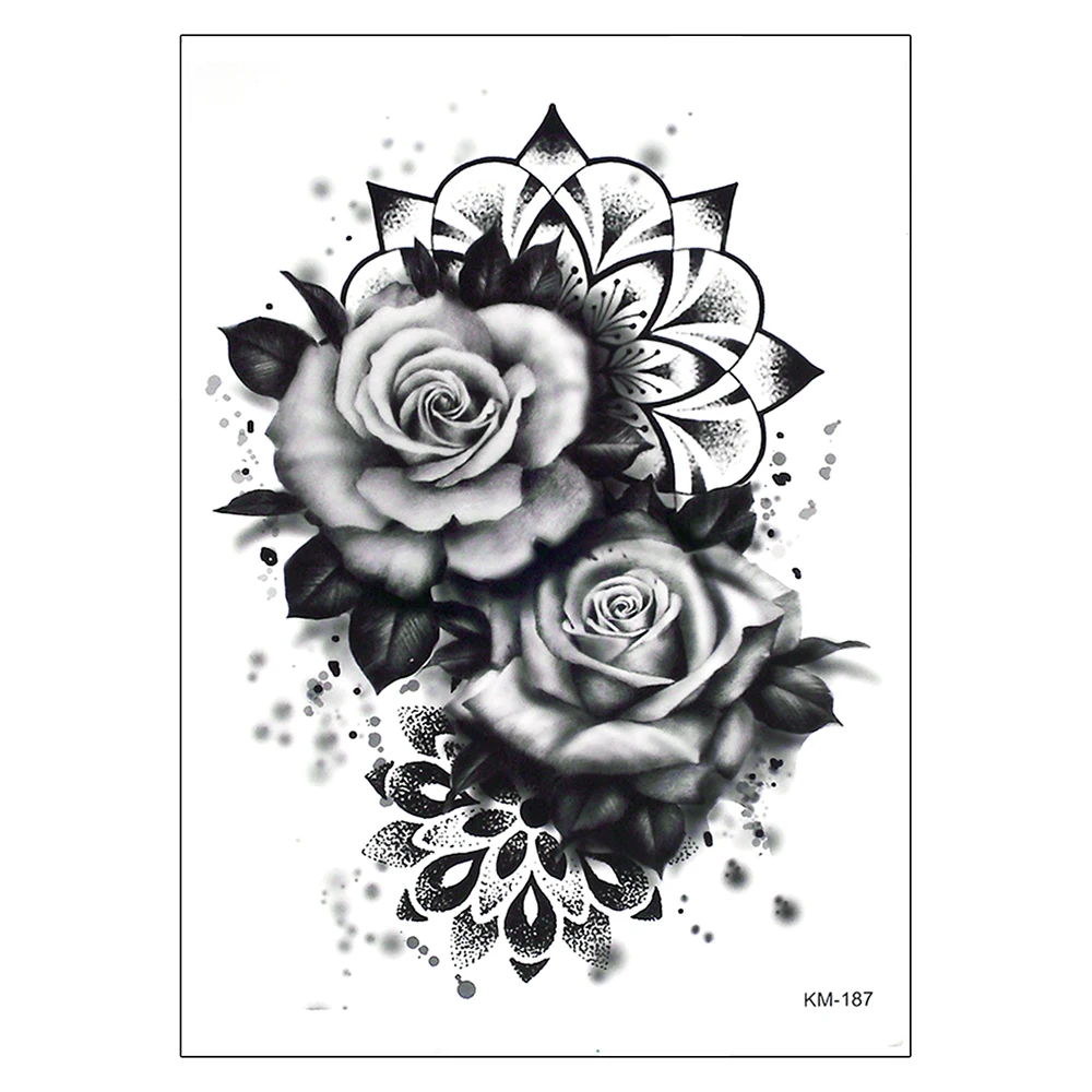 
KM182 - KM187 Large size Tattoo Sticker Temporary Tattoos Arm Body Art Tatoo Waterproof 