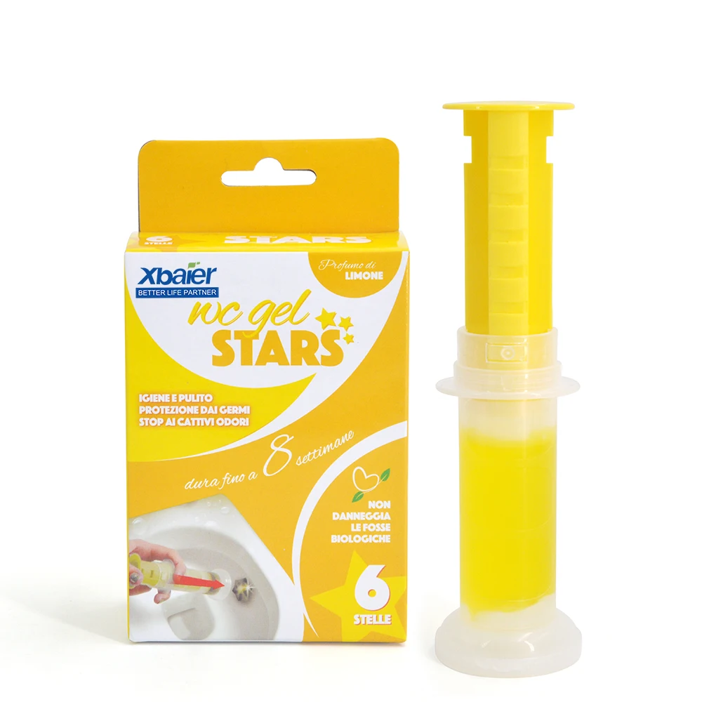 Colored Syringe Gel Toilet Bowl Cleaner