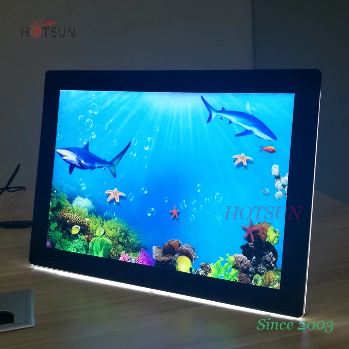 double side window real led display sign frame led picture frames window Advertising Acrylic Light Box