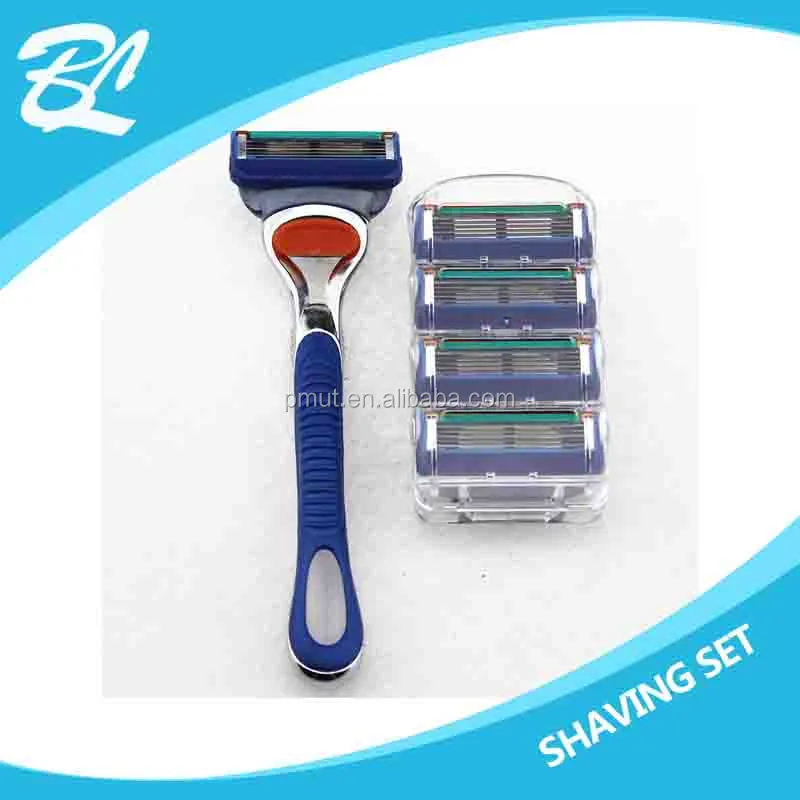 
Бритвенные лезвия BL-LQ C3, новинка 2016 года, 4 шт., 5 лезвий + 1 шт. держатель для бритвы, мужские бритвенные лезвия, набор для модной силы 