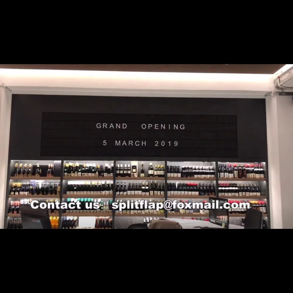 
custom split-flap display board manufacturer 