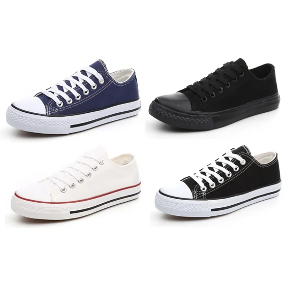 Fresh stock $3 canvas high top shoe lot wholesale