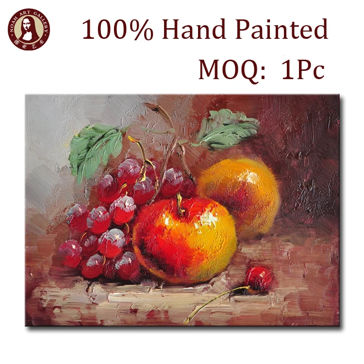 Китай натюрморт новый дизайн корзина для фруктов картина маслом на холсте