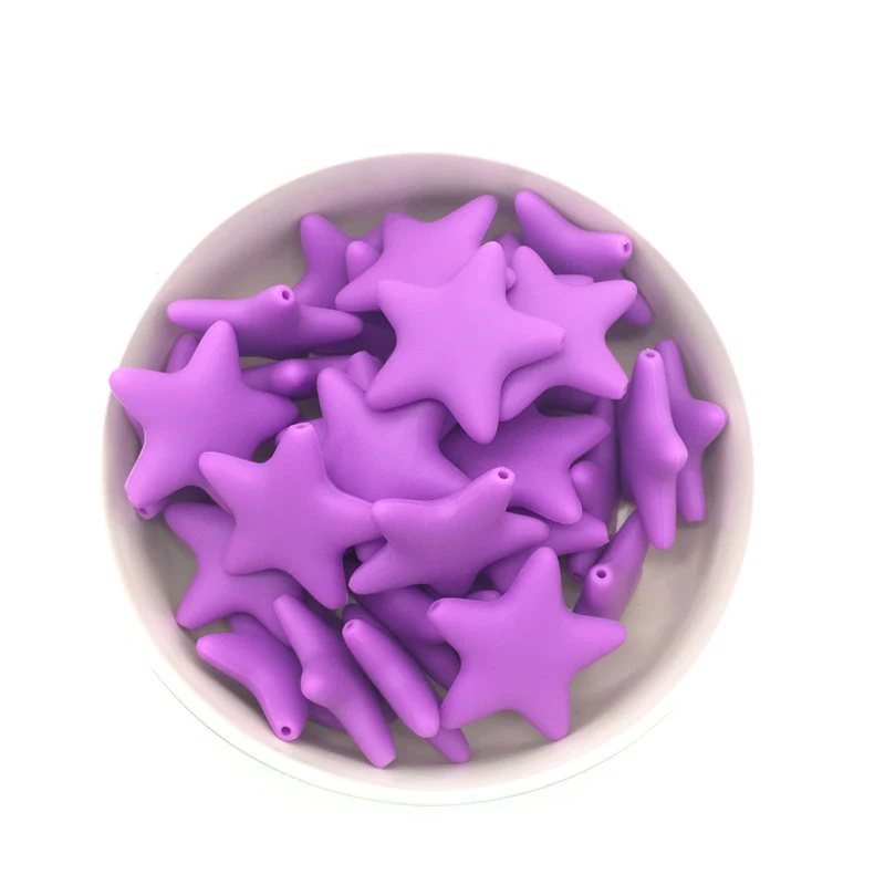 Hot Silicone 100% Food Grade Baby Beads Teething Wholesale Teething Silicone Beads Toys