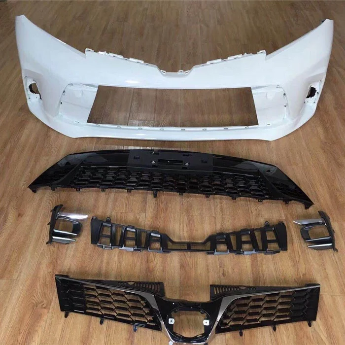 Very Durable Sienna Body Kits Front and Rear Bumper Body Kit For Toyota 2018