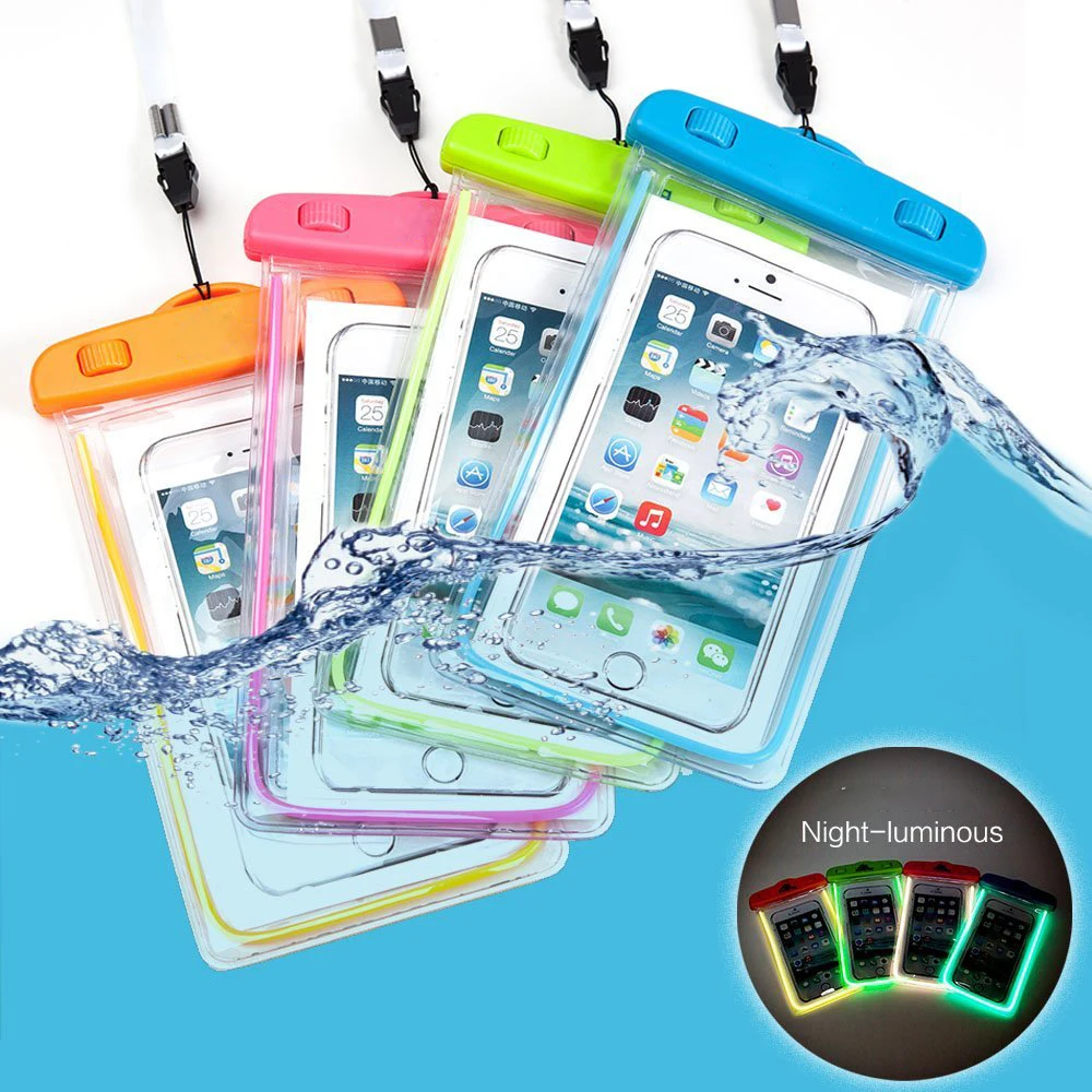 Водонепроницаемый чехол для телефона для подводной съемки до 6 дюймов