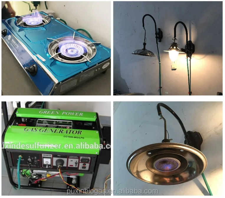 
PUXIN CE certified 3.4m3 portable assembly mini biogas digester 