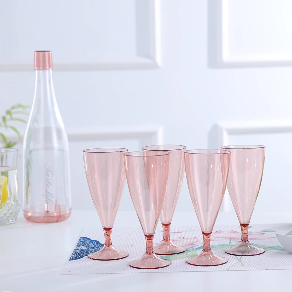 Plastic party glass, ideal for outdoor parties, weddings, picnics, stackable, reusable, eco friendly, transparent, tall glass