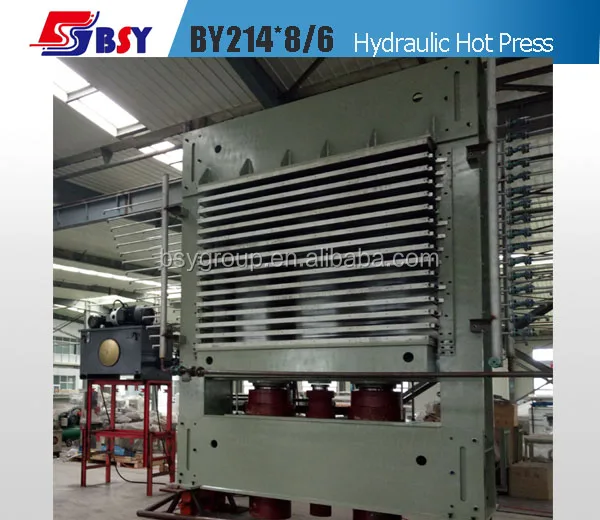 BY814*8/6 Selling Plywood Hot Press Machine