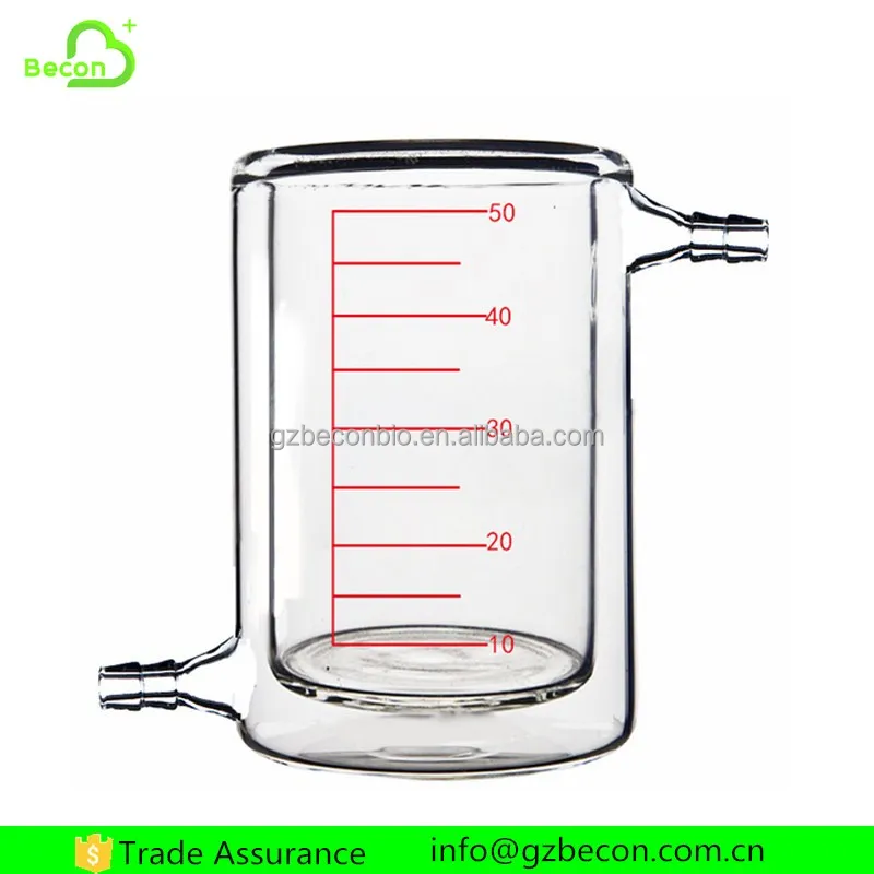 50 ml to 2000ml Borosilicate Glass Thick Jacketed Beaker