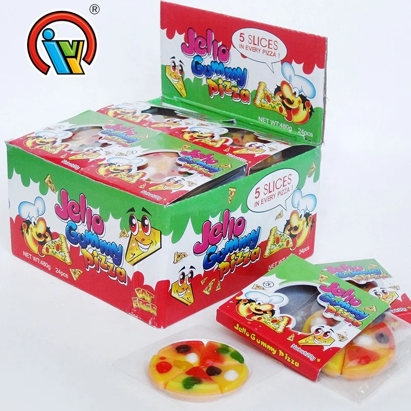 2020 Горячая серия Халяльные конфеты для пиццы из жевательной резины для оптовой продажи