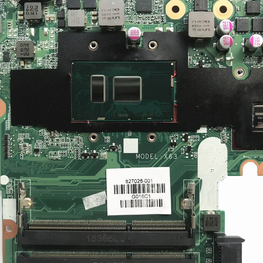 Для струйного принтера HP Probook 450 470 G3 Материнская плата ноутбука DAX63CMB6H1 с i7-6500u процессор R7 340 2 Гб GPU 827026-001 аккумулятор большой емкости мб 100% тестирование