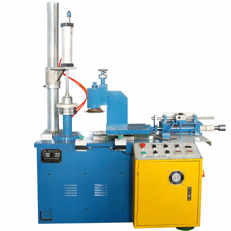 dry powder fire extinguisher cutting with trimming machine