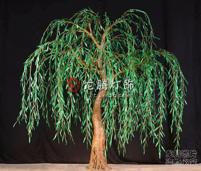 Wholesale outdoor Professional landscape artificial led weeping willow tree light