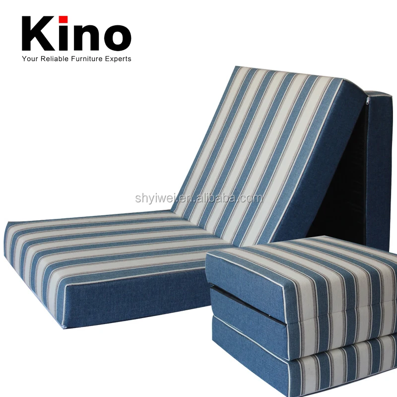 Sponge Material Linen Fabric Cover Mattress floor Folding Sofa Bed