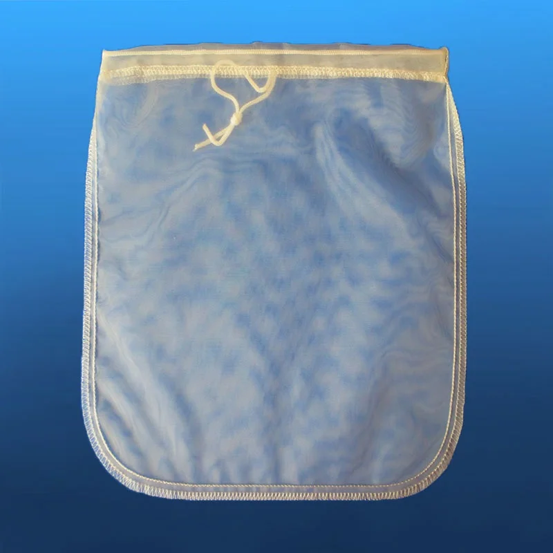 8*12 Inch Five Stitching 200um Nylon Organic Nut Milk Filter Bag
