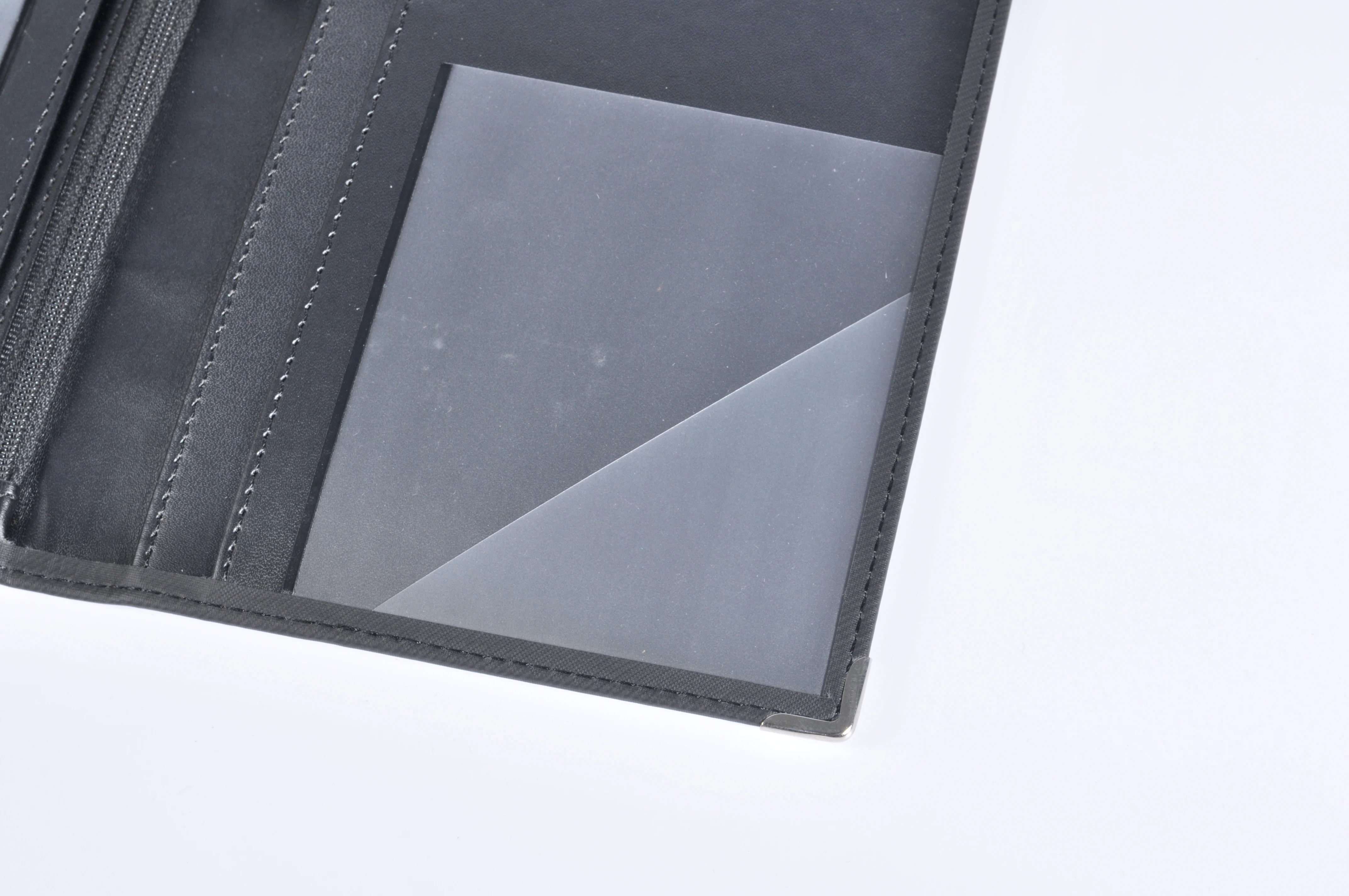 Папка-органайзер для серверов, кожаный расширяющийся бумажник для официантов или мужской тонкий зажим, папка для файлов, кредитных карт BOWEN