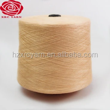 Gold rabbit core spun yarn manufacturer 28S/2 for knit production