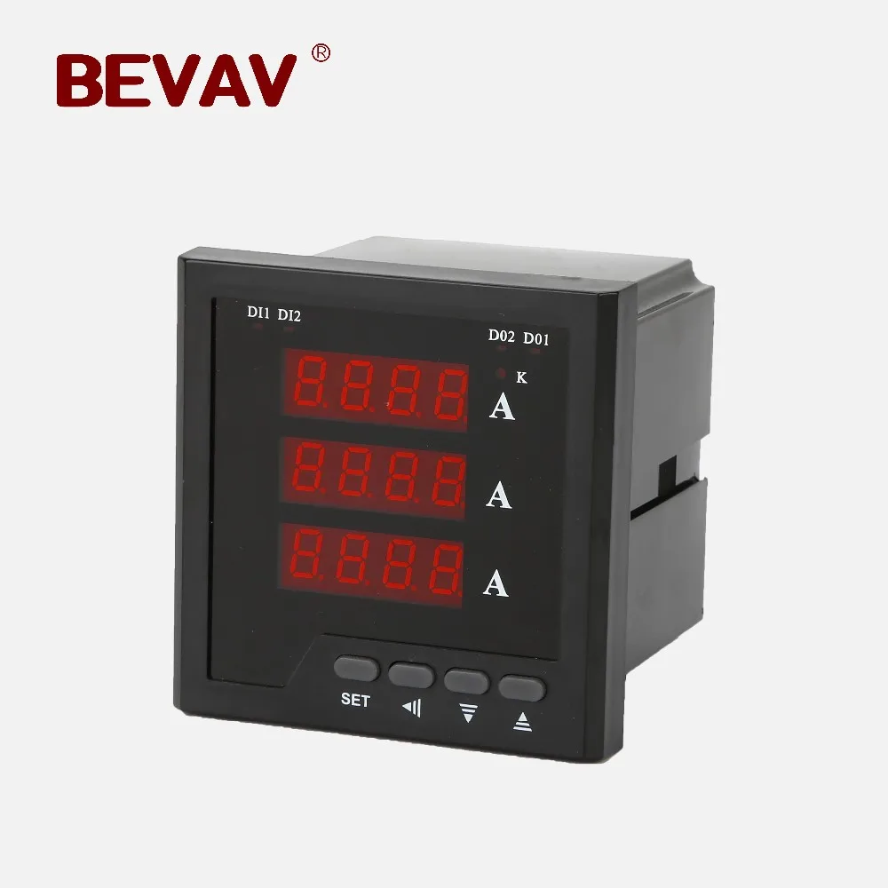 
BEVAV 4 key three-phase current meter ,with led panel 