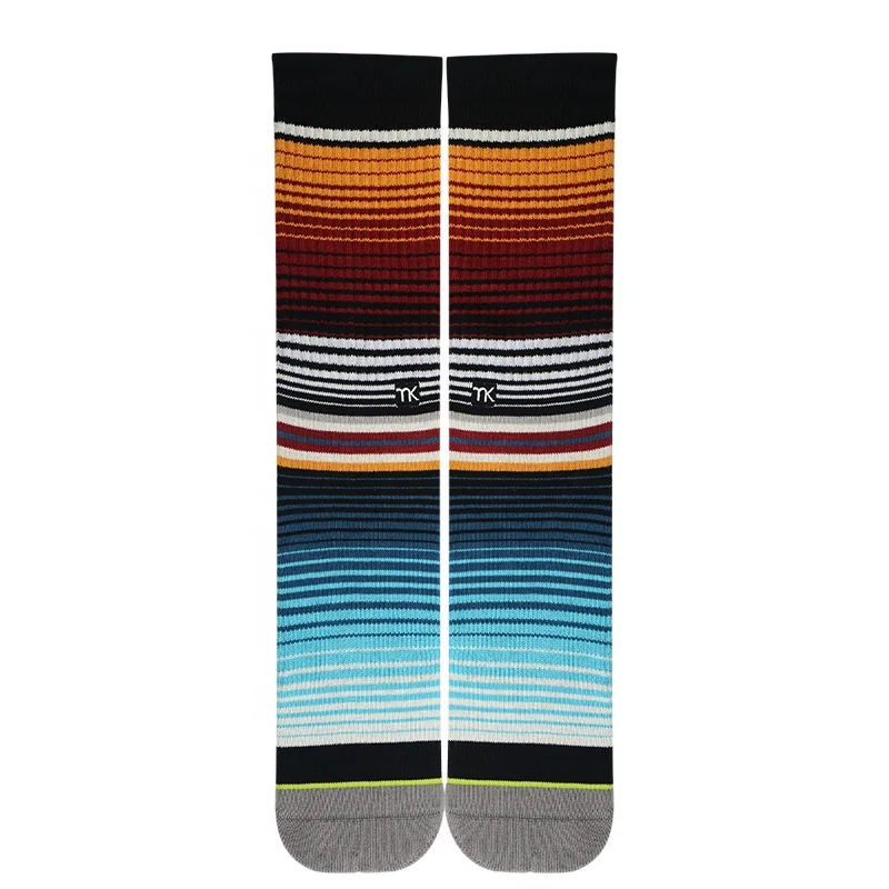 MEIKAN Colorful Custom  Men Foot Funny Soft Socks Unisex Cotton Crew Anti slip Fashion Jacquard Winter Warm Knit Socks