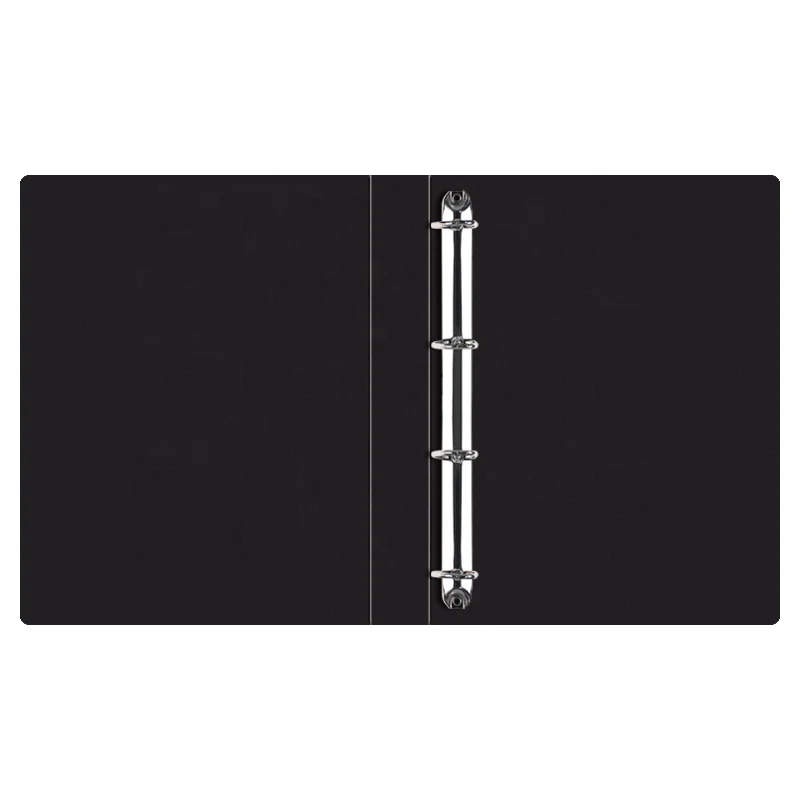 pp plastic parts fastener a4 2 3 4 rings lever arch file folder with front pocket