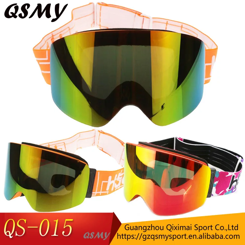 Unisex Adults Windproof Anti-Fog Sports Snowmobile Snowboard Ski Snow Goggles