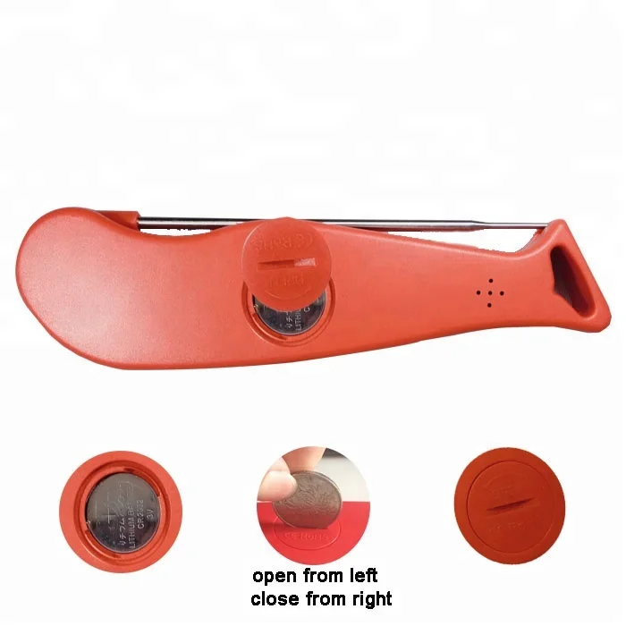 Waterproof Instant read Meat thermometer With cook temperature alarm for turkey Kitchen Usage Food Thermometer