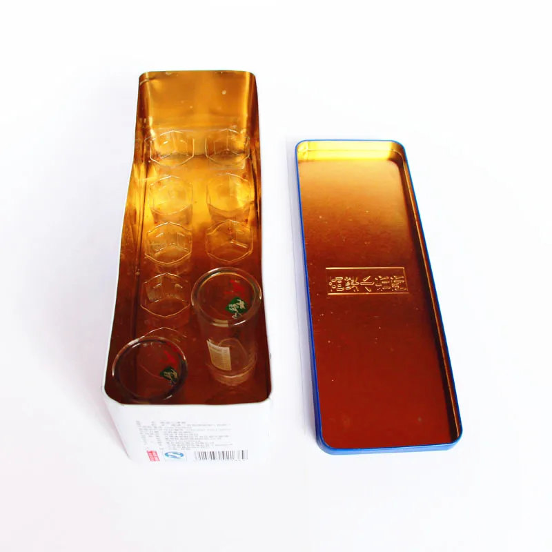 
 Индивидуальная металлическая коробка, Винные бокалы, жестяные коробки  